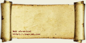 Jelisaveta Miljanić vizit kartica